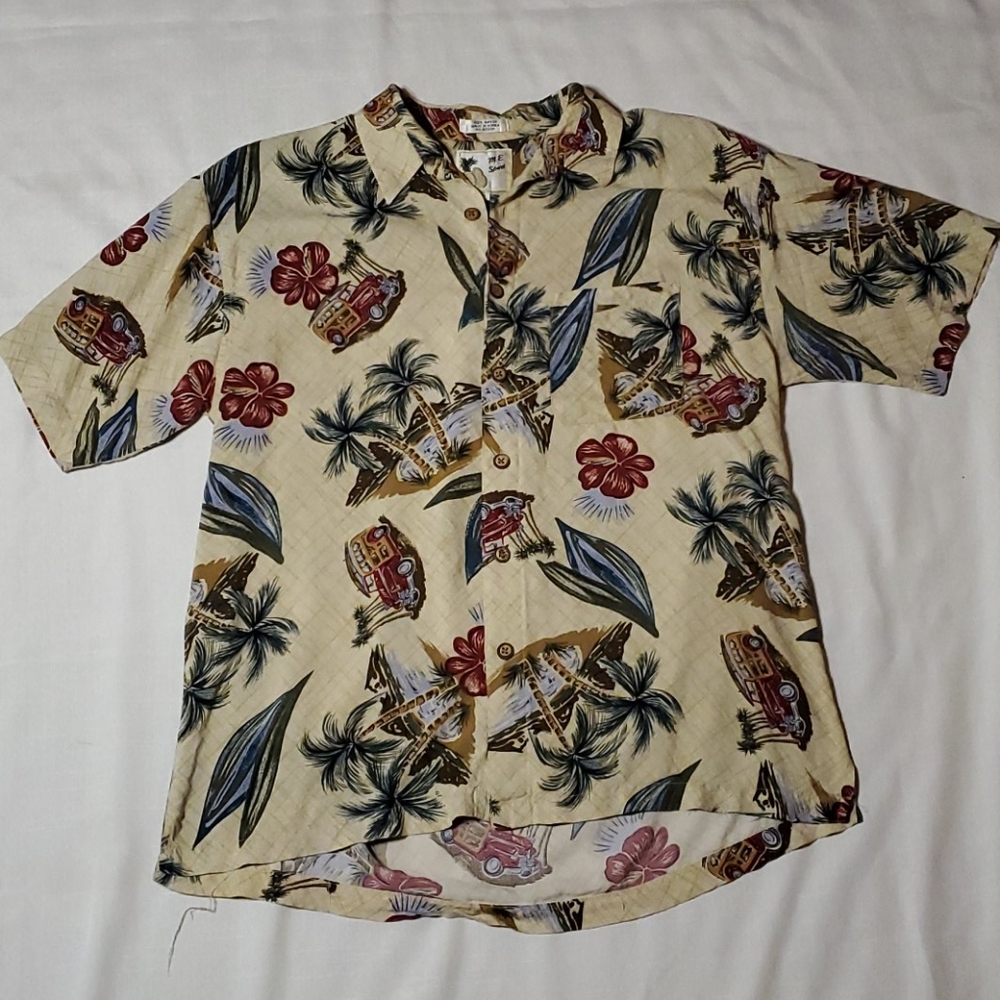 M.E Sport Hawaiian Shirt Woody Wagon Print